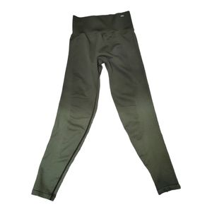 Victoria's Secret Pink Active Leggings High Waist Seamless Olive Green Size XS